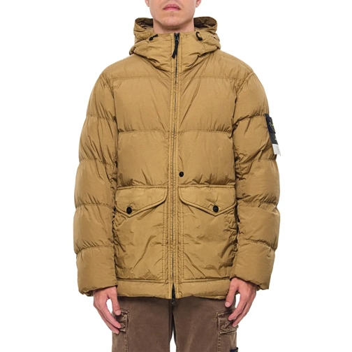 Stone Island Down Jacket Crinkle Reps R-Ny Neutrals Dunjackor