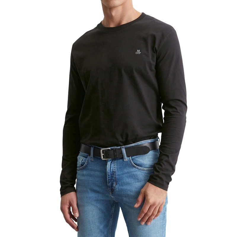 Marc O´Polo Hemd Small-Logo 1er Pack schwarz(Image 2)
