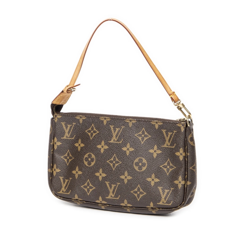 Louis Vuitton Crossbody Bag Accessory Pouch braun