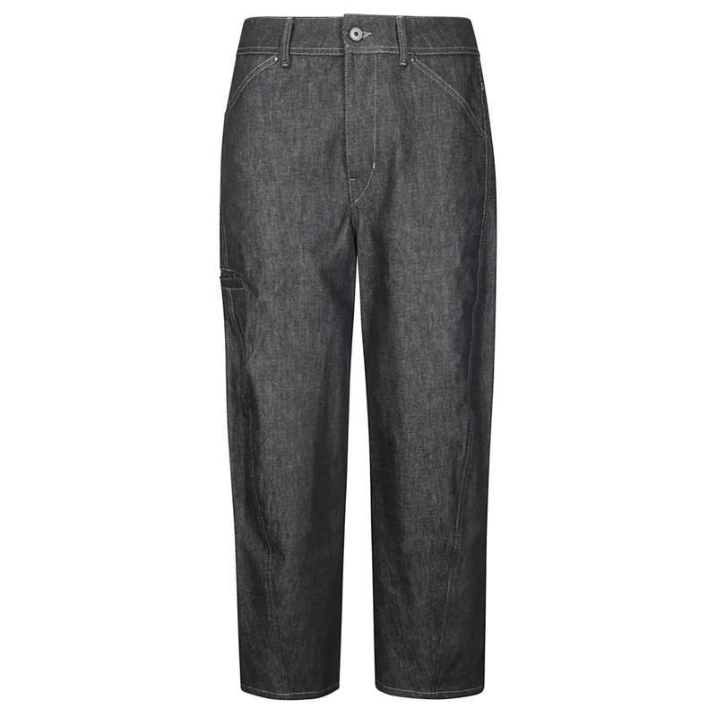 Lemaire Jeans Twisted Workwear Pants With Versatile Pockets And  Grey