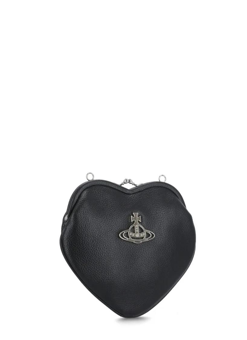Vivienne Westwood Zwarte Synthetisch Leren Tas met Orb Logo Black Dames