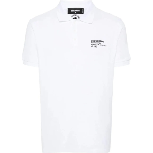 Dsquared2 Polohemd Polo wit weiß