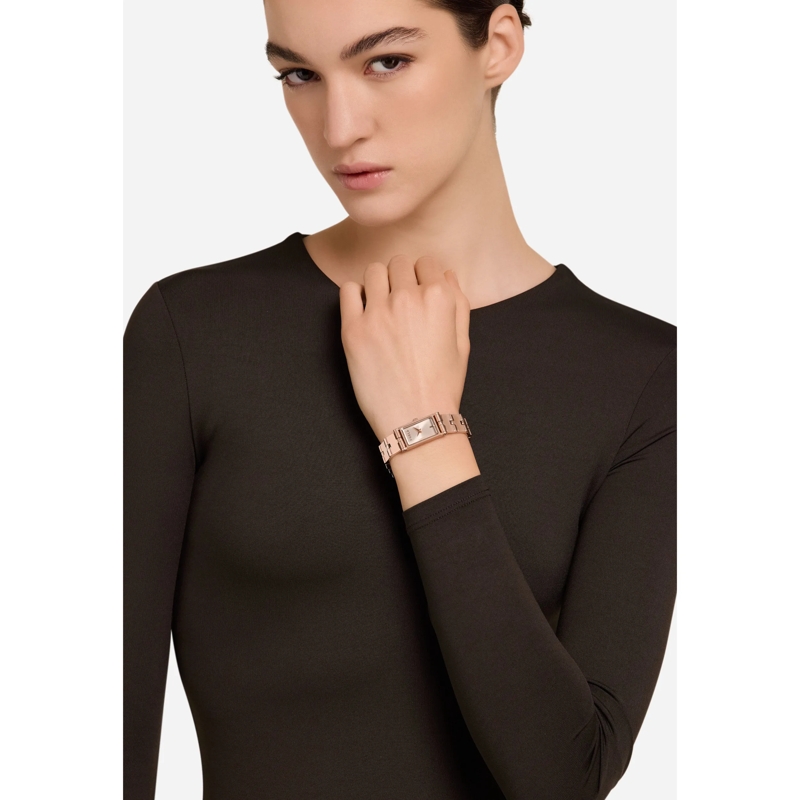 Furla Quarzuhr Quarz-Analoguhr Furla Baguette New rosa(Image 5)