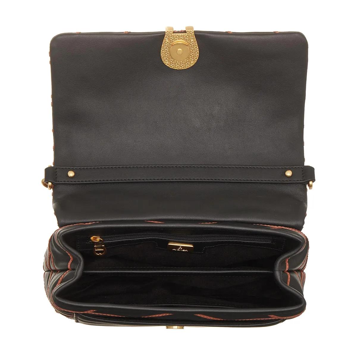 aigner Crossbody bags Topstitch in zwart