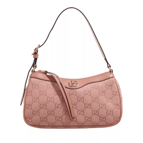 Gucci Small Ophidia GG Handbag Cloche Rio Pink Shoulder Bag