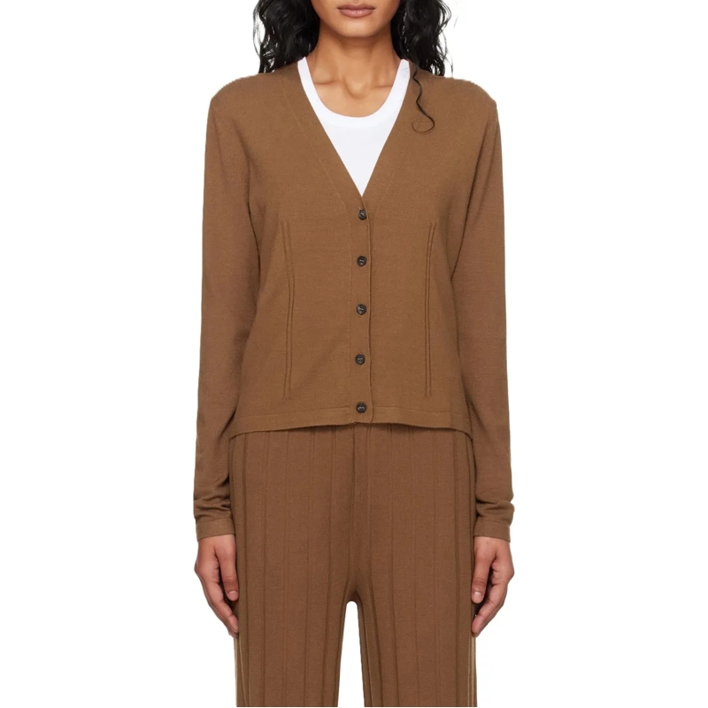 Max Mara  Sweaters Leather Brown braun