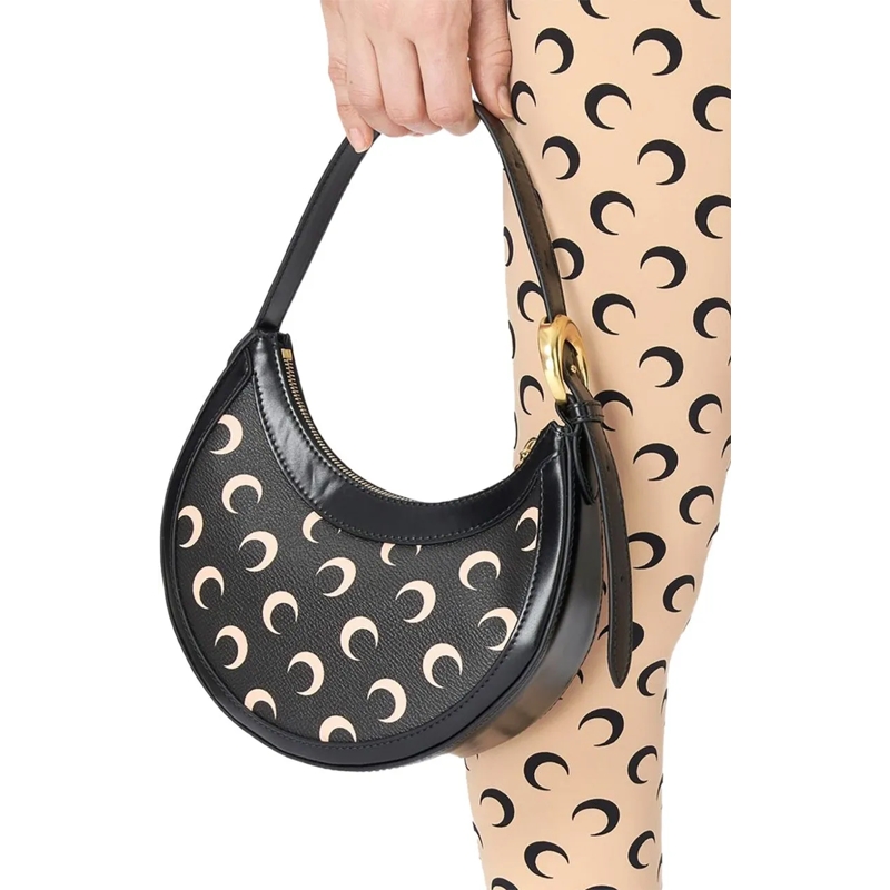 Marine Serre Fourre-tout Bags Black schwarz