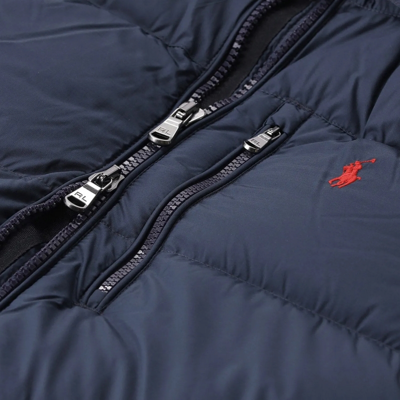 Polo Ralph Lauren Daunenjacke Gorham Down Jacket In Navy Blue Fabric Blue(Image 11)