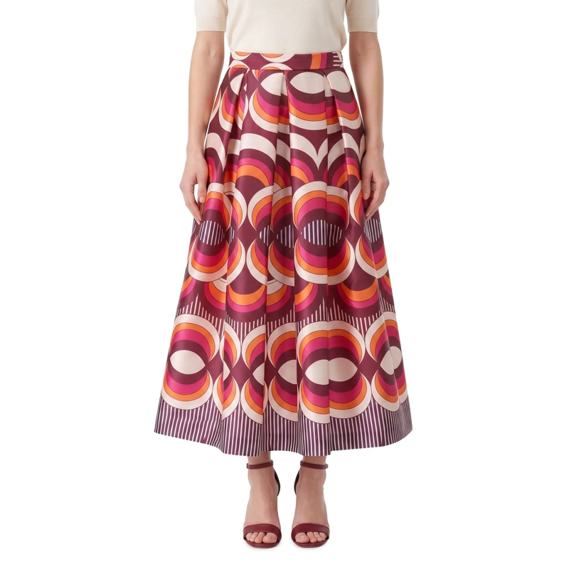 Lunatica Milano Minijupe Midirock Luna K Flare lila(Image 2)