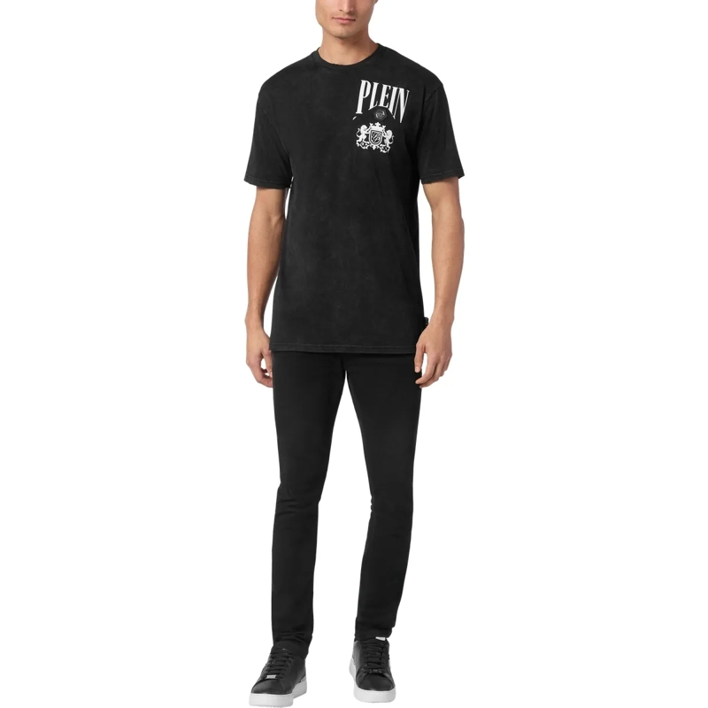Philipp Plein T-Shirt T-Shirt Racing weiss(Image 4)