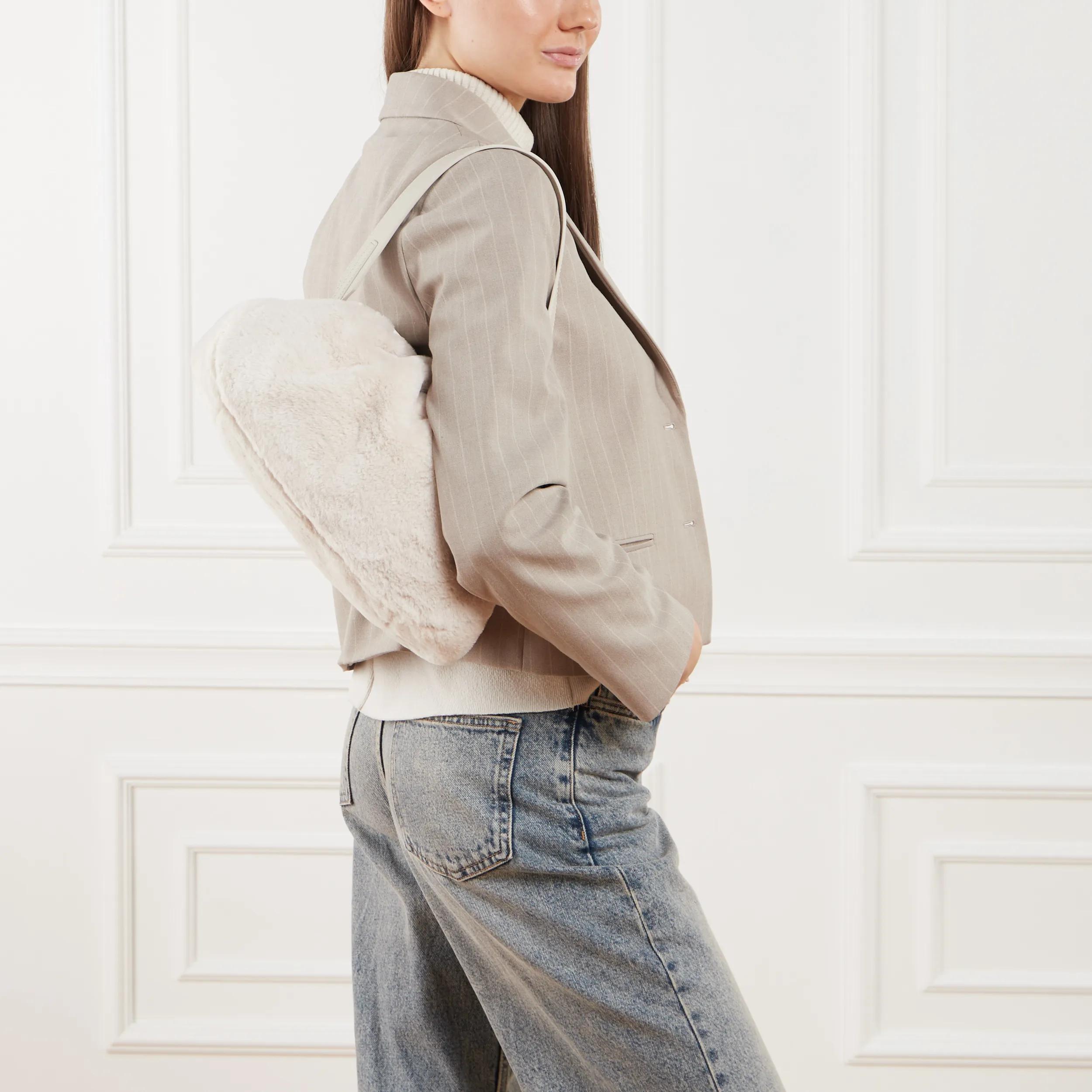 Max Mara Weekend Stijlvolle Pasticcino Tas Medium Clutch Beige Dames