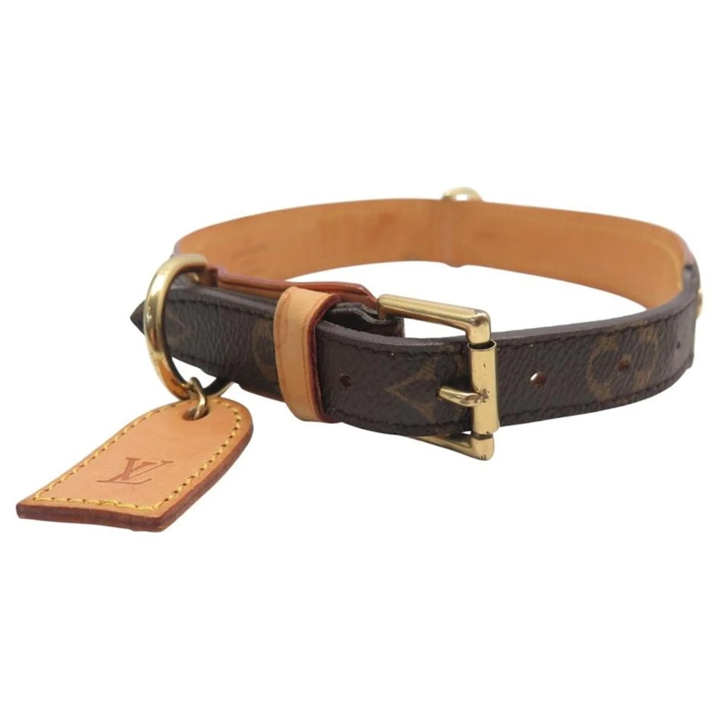 Louis Vuitton Geldbörse HUNDEHALSBAND LOUIS VUITTON BAXTER GM M58070 AUS M braun