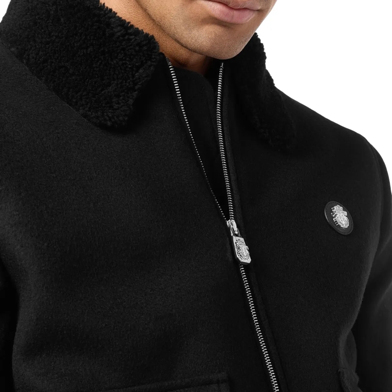BILLIONAIRE Lederjacke Jacke schwarz(Image 4)