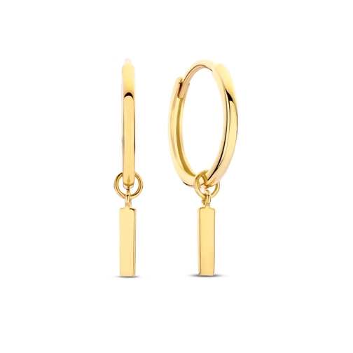 BELORO  Beloro Jewels Della Spiga Esta 9 karat gold hoop e Gold