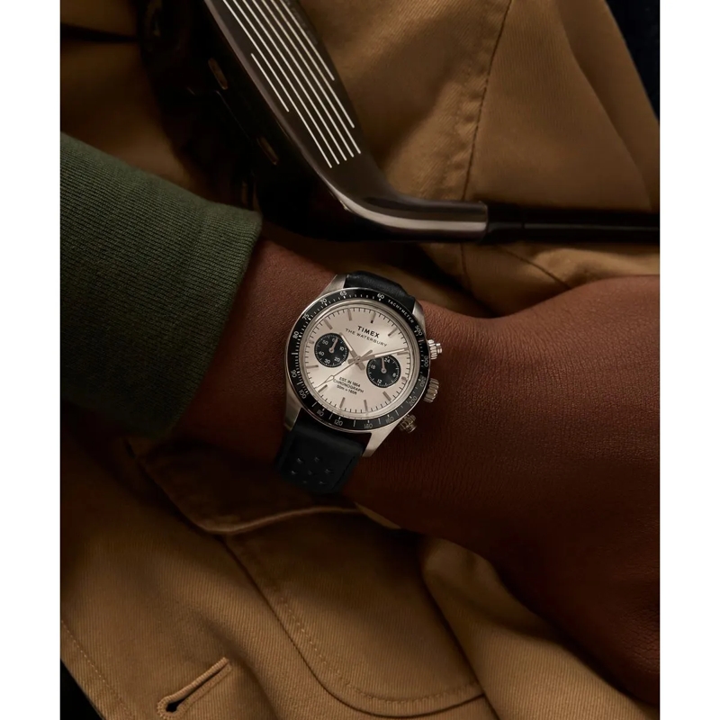 Timex Quarzuhr Quarz-Chronographenuhr Waterbury Heritage schwarz(Image 7)