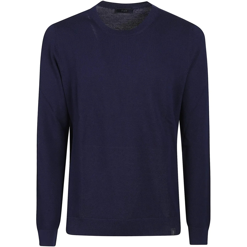 Fay Sweat-shirt Sweater Blue blau