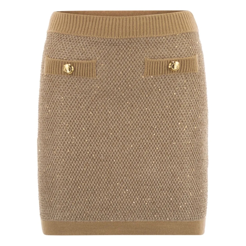 Elisabetta Franchi Minirok Skirts Beige beige