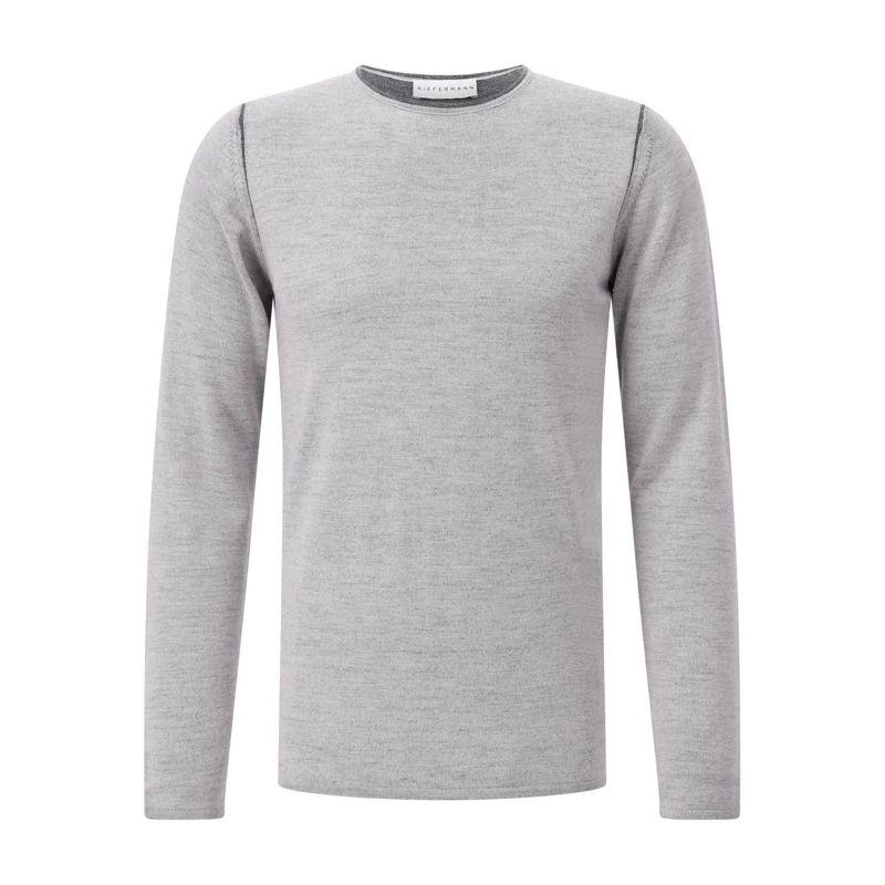 Kiefermann Pull Pullover Lutzs mit Rundhalsausschnitt Grau