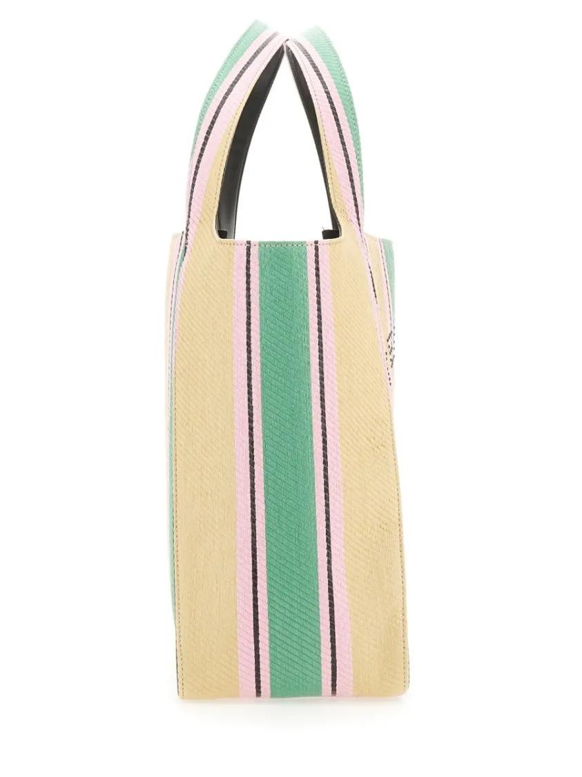 Stella Mccartney Shoppers & Totes Tote Bag With Double Handles And Logo Detail in meerkleurig