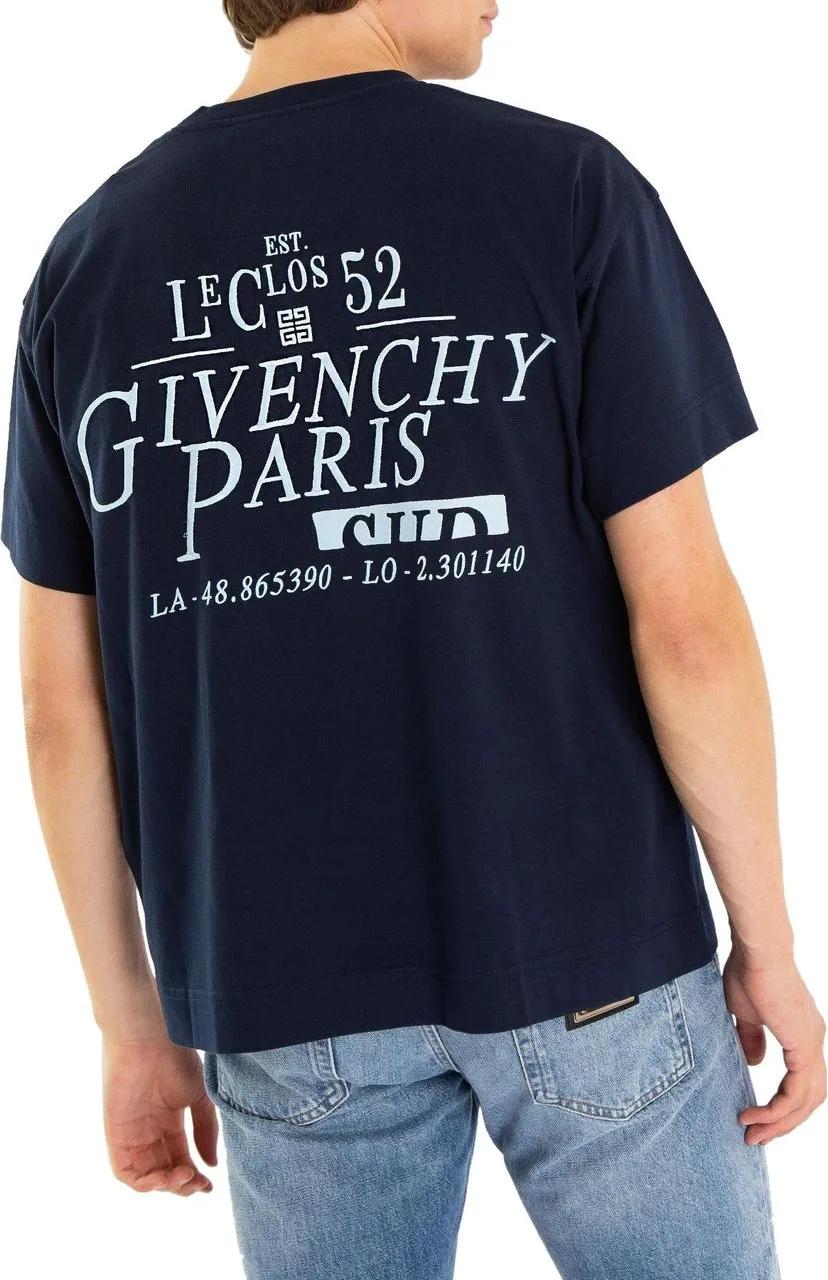 Givenchy Heren Givenchy T-Shirt Blauw blau T-shirt