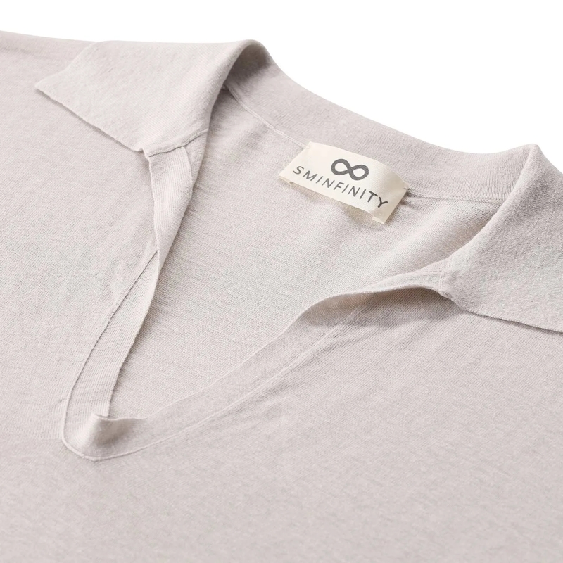 Sminfinity T-Shirt Longsleeve aus Seide & Leinen beige(Image 3)