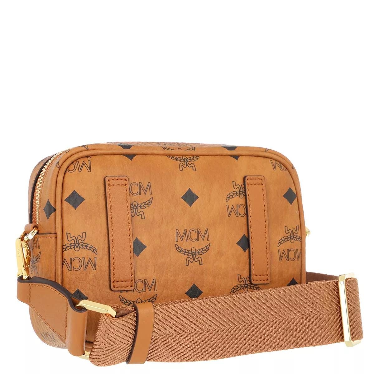 New MCM Coated Canvas Rainbow Spectrum Visetos Flat Crossbody