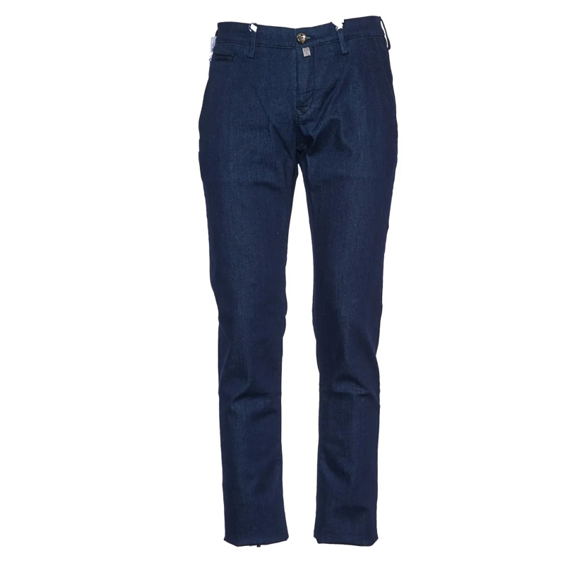 Jacob Cohen Jeans Slim-Fit Bobby Jeans With Chrome Details And Embro Blue