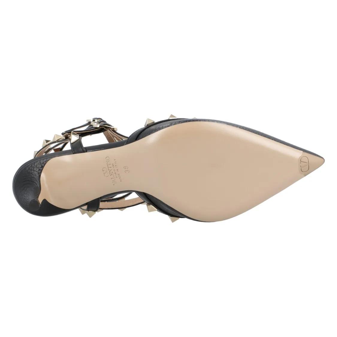 Thumbnail - Valentino Garavani Hohe Schuhe - Pumps "Rockstud" Black - Gr. 37,5 (EU) - in Schwarz - für Damen