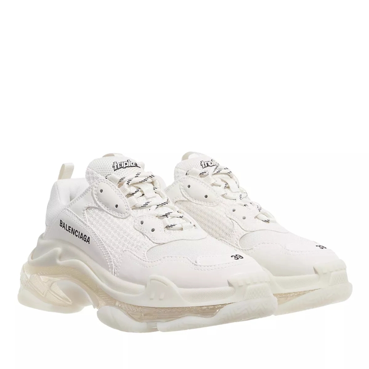 Balenciaga Triple S Clear Sole Sneakers Light Beige Platform Sneaker