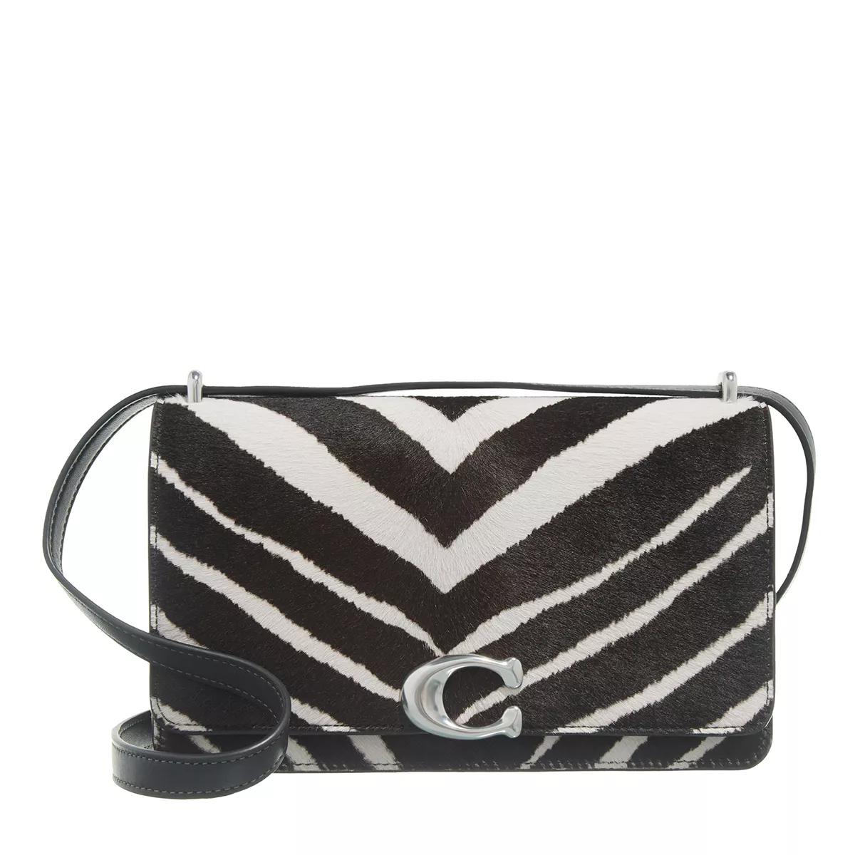 Coach Zebra Printed Haircalf Bandit Shoulder Bag Lh Zebra