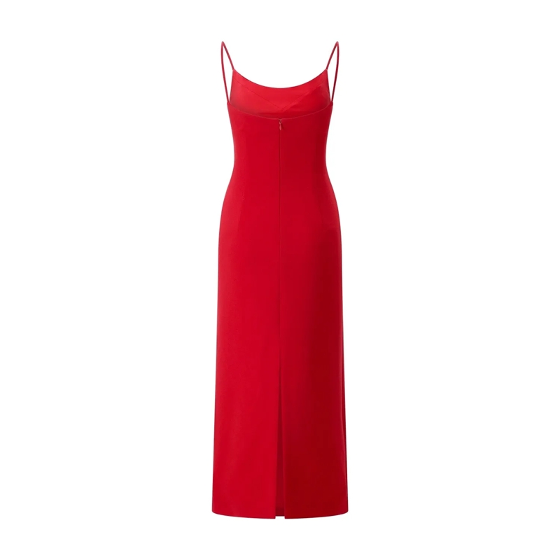 Magda Butrym Minikleid Midikleid aus Woll-Mix rot(Image 3)