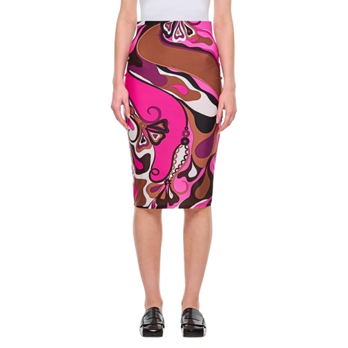 Pucci Jupes midi Lycra Skirt Multicolor