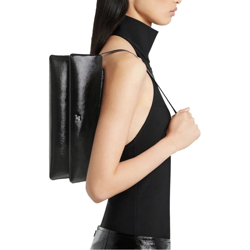 Courrèges Clutch Bags Black schwarz