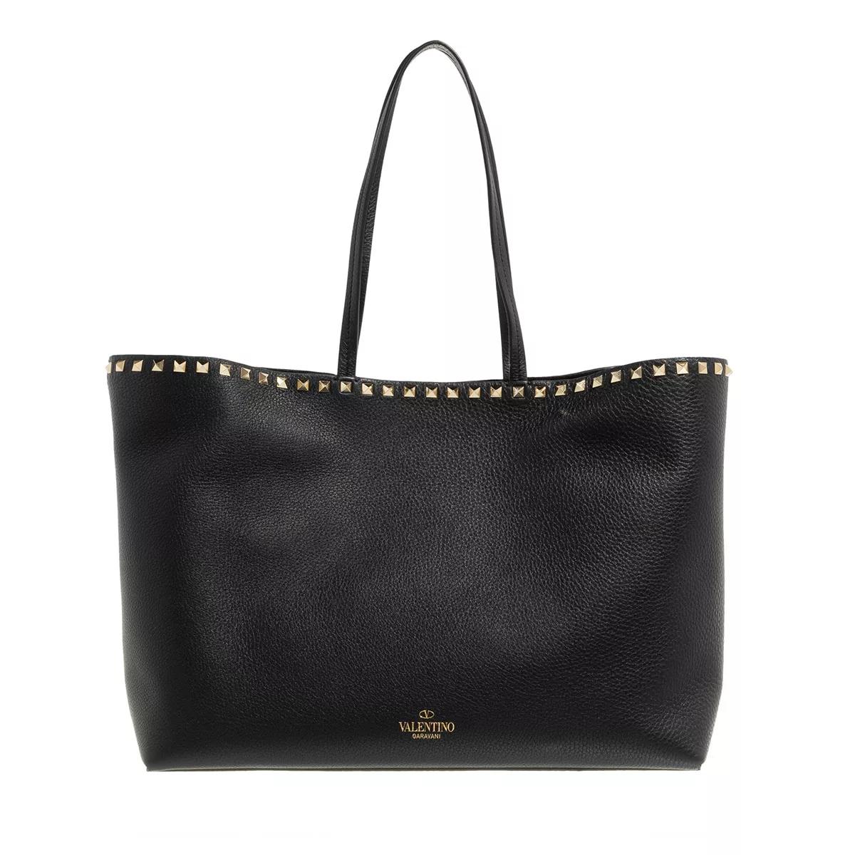 Valentino Garavani Shopper - Shopper Rockstud - Gr. unisize - in Schwarz - für Damen