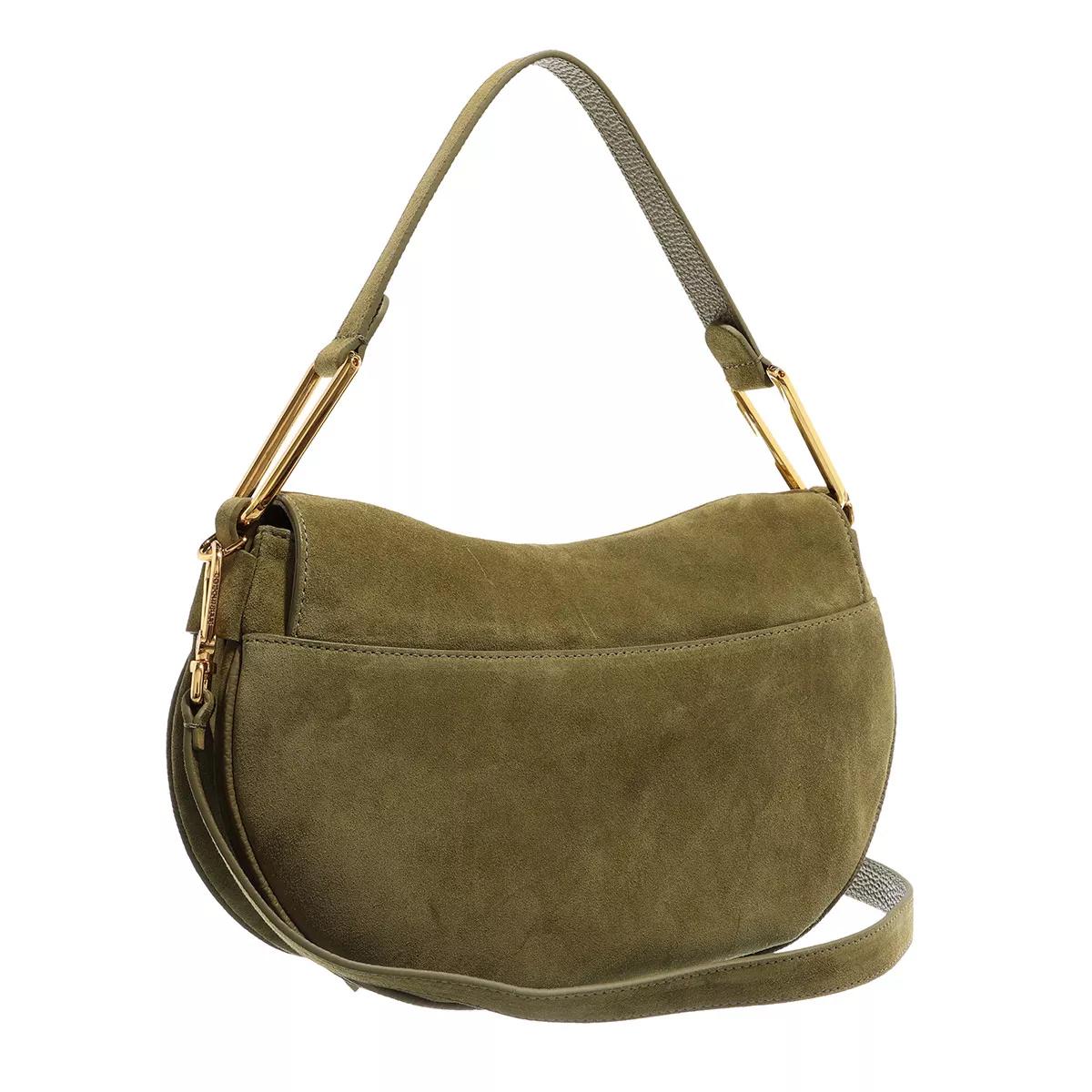 Coccinelle Satchels Magie Suede in groen