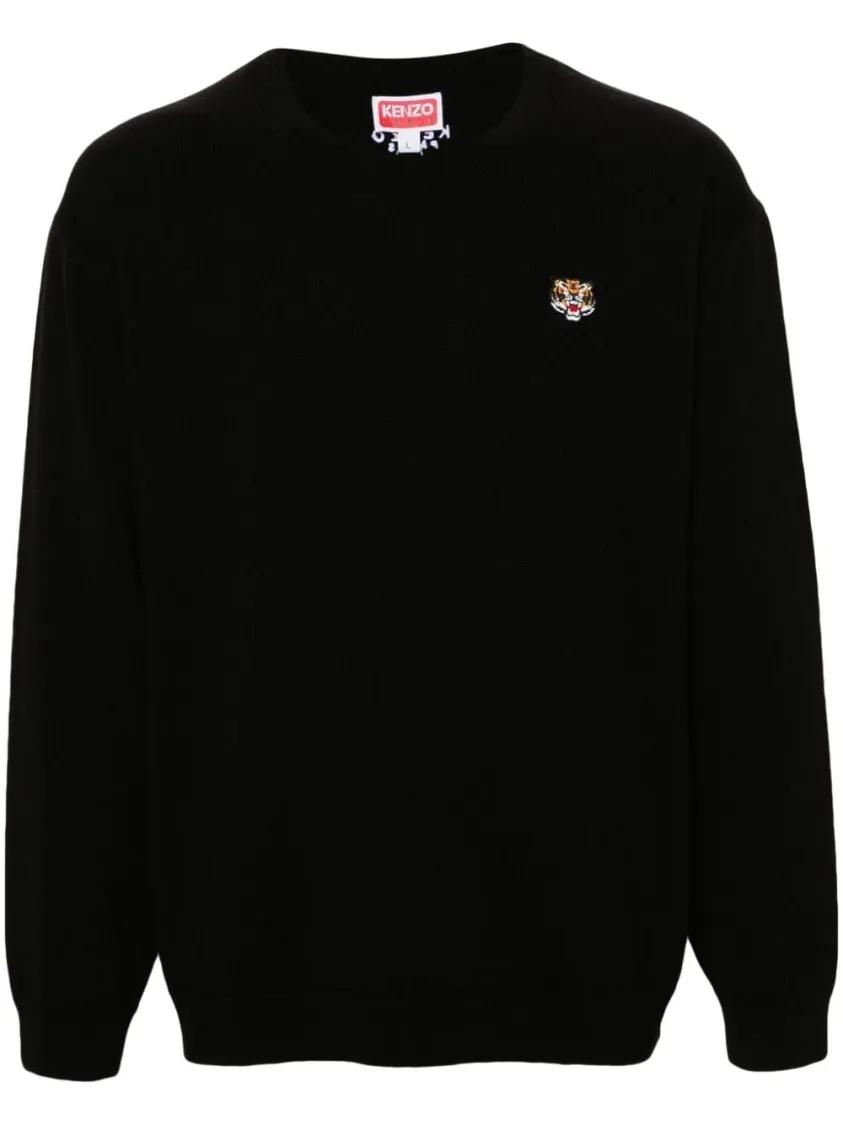 Kenzo - Lucky Tiger Sweater - Größe L - schwarz