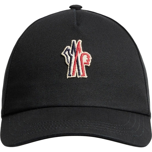 Moncler  Logo Baseball Cap schwarz