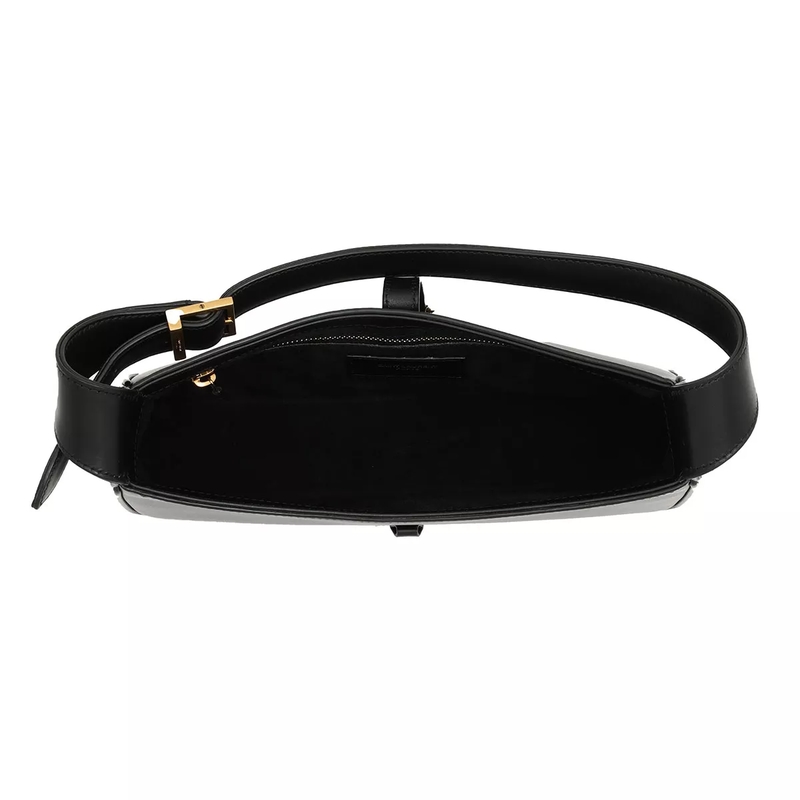 Saint Laurent Hobo Bag Hobo Queens Calf Monogramme 1000 black(Image 5)