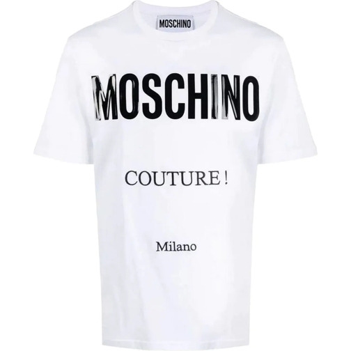 Moschino T-shirts T-shirt White weiß