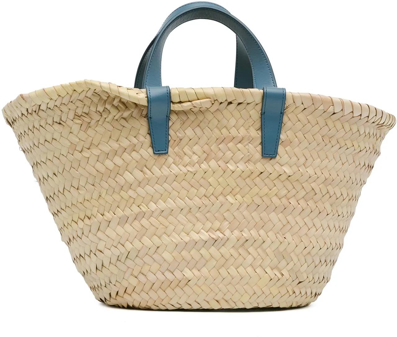Celine Crossbody bags 2022 Teen Palm Leaves Triomphe Classic Panier Tote in bruin