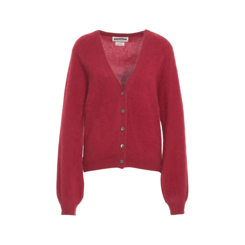 Crush Strickjacke Cashmere 'Liusa' Cardigan Red