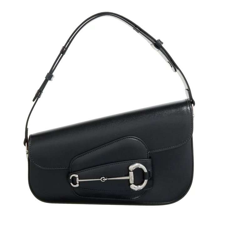 Gucci black horseshoe bag sale