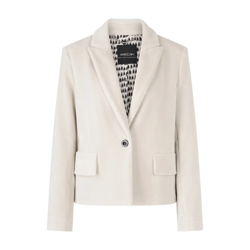 Marc Cain Blazer Blazer aus Cord Beige