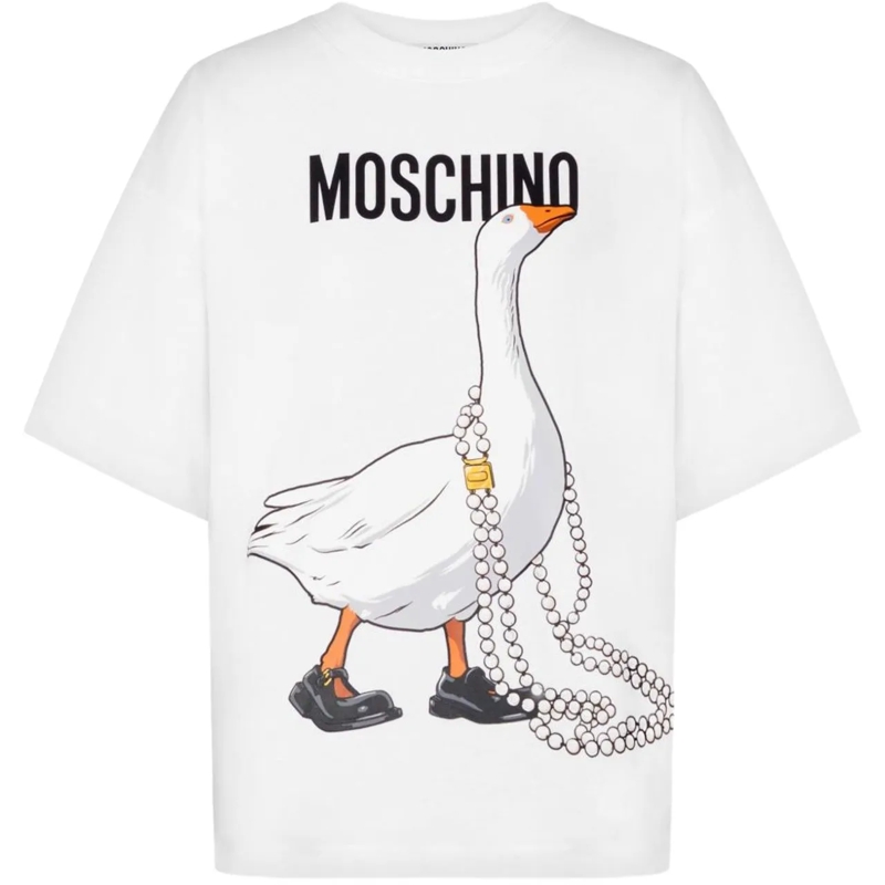 Moschino T-Shirt Top White weiß