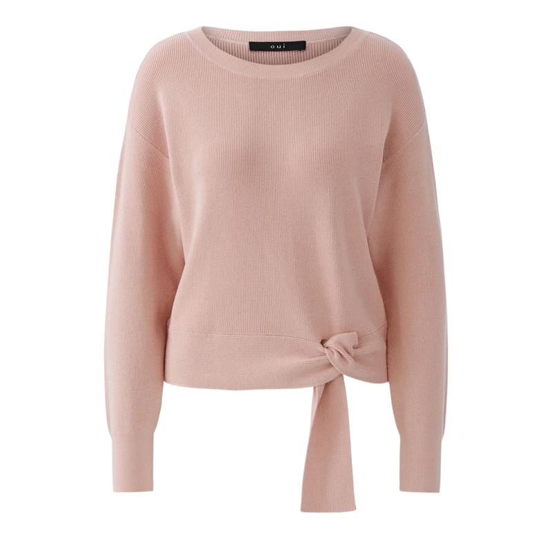 Oui Pullover Pullover rosa