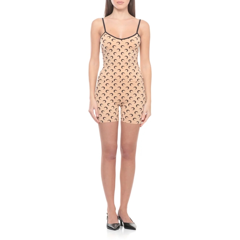 Marine Serre Top Top Beige gelb(Image 2)