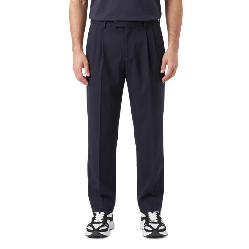 Valentino Garavani Stoffhose Straight-Fit Hose aus Schurwolle dunkelblau(Image 2)