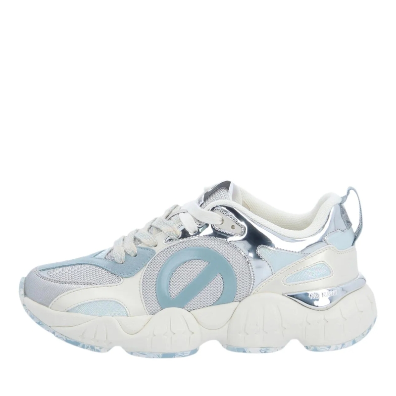 No Name Low-Top-Sneaker Krazee Runner W Silver/silver/sky(Image 4)