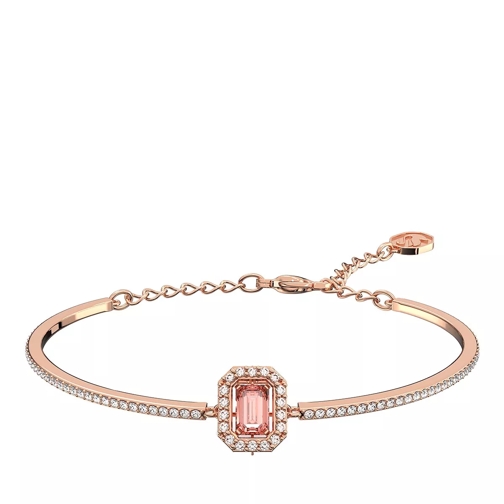 Swarovski Millenia Octagon cut Pavé gold-tone plated Pink Bracelet