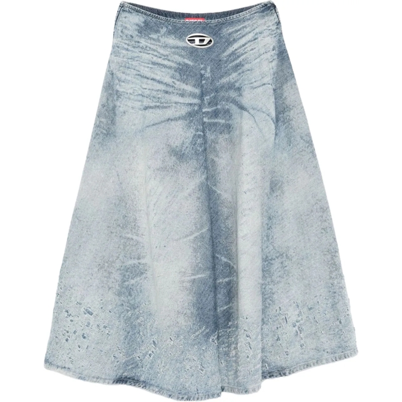 Diesel Jupe midi Skirts Blue blau